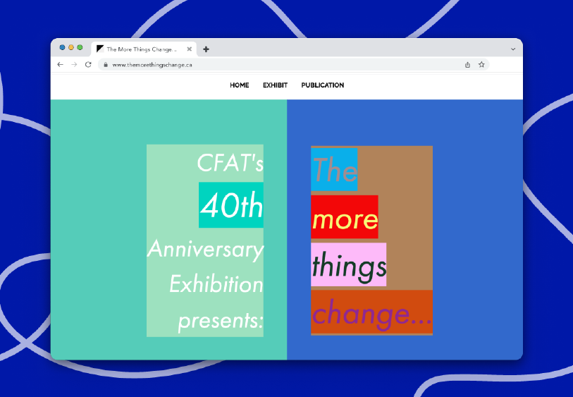 CFAT 40th Anniversary website screenshot