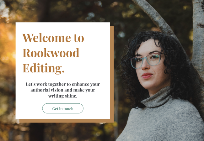 Rookwood Editing website screenshot